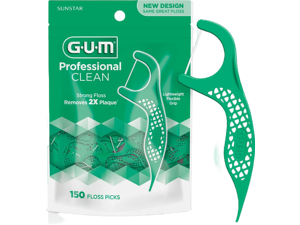 Professional Clean Dental Floss Picks, Fresh Mint, 150 Count Professional Clean Dental Floss Picks, Fresh Mint, 150 Count