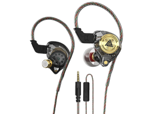 Wired Gaming Earbuds, Ak3file in Ear Monitors, Deep Bass Sound Wired Earbuds, HiFi in Ear Headphones with 1DD 10mm Dynamic Driver, IEM for Music Gaming Video Calling (Black) Wired Gaming Earbuds, Ak3file in Ear Monitors, Deep Bass Sound Wired Earbuds, HiFi in Ear Headphones with 1DD 10mm Dynamic Driver, IEM for Music Gaming Video Calling (Black)