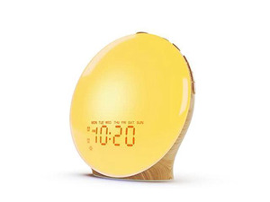 JALL Wake Up Light Sunrise Alarm Clock for Kids, Heavy Sleepers, Bedroom, Upgraded Full Screen with Sunrise Simulation, Sleep Aid, Dual Alarms, FM Radio, Nightlight, 14 Colors, 7 Sounds, Wood Grain JALL Wake Up Light Sunrise Alarm Clock for Kids, Heavy Sleepers, Bedroom, Upgraded Full Screen with Sunrise Simulation, Sleep Aid, Dual Alarms, FM Radio, Nightlight, 14 Colors, 7 Sounds, Wood Grain