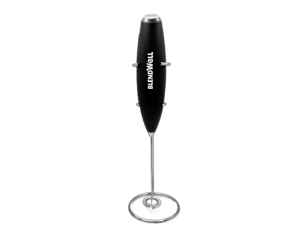 Electric Milk Frother for Matcha and Coffee, Handheld Battery Operated Drink Mixer with Stand, Stainless Steel Whisk, Black Electric Milk Frother for Matcha and Coffee, Handheld Battery Operated Drink Mixer with Stand, Stainless Steel Whisk, Black