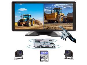10.1" 1080P AHD Wired Reverse Rear View Backup Camera System,IP69K Waterproof Night Vision, Vibration-Proof 10G for Tractor/Truck/Excavator/Caravan/Skid Steer/Heavy Equipment RV102 10.1" 1080P AHD Wired Reverse Rear View Backup Camera System,IP69K Waterproof Night Vision, Vibration-Proof 10G for Tractor/Truck/Excavator/Caravan/Skid Steer/Heavy Equipment RV102