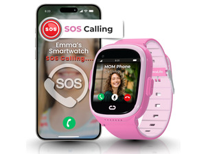 Smart Watch for Kids with GPS Tracker, Audio & Video Calling, SOS Alerts, HD Camera, Fitness Tracker, Parental Controls, Kids Smart Watch for Boys & Girls, Subscription Required (Pink) Smart Watch for Kids with GPS Tracker, Audio & Video Calling, SOS Alerts, HD Camera, Fitness Tracker, Parental Controls, Kids Smart Watch for Boys & Girls, Subscription Required (Pink)