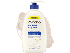 Skin Relief Body Wash with Triple Oat Complex, Fragrance-Free, Gentle Daily Body Wash for Sensitive Skin Leaves Itchy, Dry Skin Feeling Soothed & Moisturized, Value Size 33 Fl Oz Skin Relief Body Wash with Triple Oat Complex, Fragrance-Free, Gentle Daily Body Wash for Sensitive Skin Leaves Itchy, Dry Skin Feeling Soothed & Moisturized, Value Size 33 Fl Oz