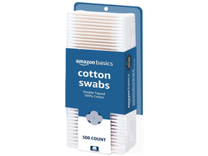 Double-Tipped Cotton Swabs for Personal Hygiene and Baby Care, Cotton, Versatile, Baby Safe, 500 Count Double-Tipped Cotton Swabs for Personal Hygiene and Baby Care, Cotton, Versatile, Baby Safe, 500 Count
