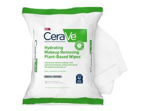 Makeup Remover Wipes, Plant Based Face Wipes with Glycerin, 25ct Makeup Remover Wipes, Plant Based Face Wipes with Glycerin, 25ct