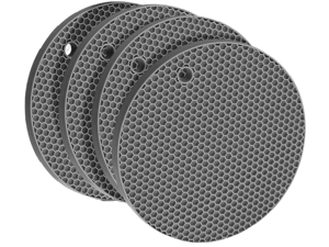Silicone Trivets for Hot Dishes, Food-Grade Silicone, BPA Free 4PCS | It Can Be Placed on Kitchen Countertops, Dining Tables, or in Pots to Prevent Burns, and Is Dishwasher-Safe. Silicone Trivets for Hot Dishes, Food-Grade Silicone, BPA Free 4PCS | It Can Be Placed on Kitchen Countertops, Dining Tables, or in Pots to Prevent Burns, and Is Dishwasher-Safe.
