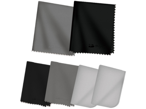 Microfiber Cleaning Cloth - Lint Free, Ultra Absorbent for Electronics/Glasses/Cars, Reusable, 6 Pack and no Fog Clean Cloth Black Grey Microfiber Cleaning Cloth - Lint Free, Ultra Absorbent for Electronics/Glasses/Cars, Reusable, 6 Pack and no Fog Clean Cloth Black Grey