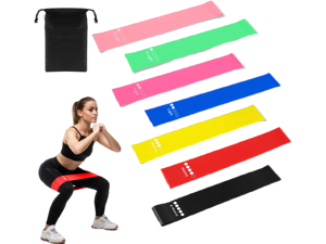 7 Pack Elastic Resistance Bands Set, Multi-Colored Workout Bands, Different Levels Exercise Band for Indoor and Outdoor Workouts, Glute and Leg Strength Training, Pilates and Yoga Practice 7 Pack Elastic Resistance Bands Set, Multi-Colored Workout Bands, Different Levels Exercise Band for Indoor and Outdoor Workouts, Glute and Leg Strength Training, Pilates and Yoga Practice