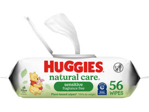 Natural Care Sensitive Baby Wipes, Unscented, Hypoallergenic, 99% Purified Water, 1 Flip-Top Pack (56 Wipes Total) Natural Care Sensitive Baby Wipes, Unscented, Hypoallergenic, 99% Purified Water, 1 Flip-Top Pack (56 Wipes Total)