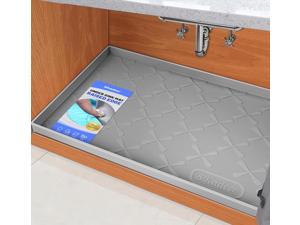 Waterproof Under Sink Mat 34" x 22", Silicone Mat Kitchen liner Waterproof Under Sink Mat 34" x 22", Silicone Mat Kitchen liner