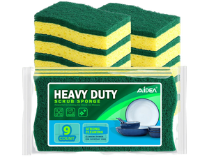 Sponges Kitchen, 9Count, Dish Sponges, Heavy-Duty Scrub Sponge Sponges Kitchen, 9Count, Dish Sponges, Heavy-Duty Scrub Sponge