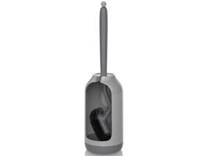 Toilet Bowl Brush Holder Set, Dead Corner S-Shaped Bristle Scrubber Toilet Bowl Brush Holder Set, Dead Corner S-Shaped Bristle Scrubber