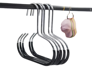 Multi-Functional Space-Saving Hat & Scarf Hanger - Non-Slip PVC Coated Clothes Rack Organizer for Closet, Wall, Balcony - Durable & Versatile Hanger for Hats, Ties, Scarves, Delicate Fabrics (10PCS) Multi-Functional Space-Saving Hat & Scarf Hanger - Non-Slip PVC Coated Clothes Rack Organizer for Closet, Wall, Balcony - Durable & Versatile Hanger for Hats, Ties, Scarves, Delicate Fabrics (10PCS)