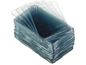 Proximity Id Badge Holder, Vertical, 2 3/8W X 3 3/8H, Clear, 50/Pack