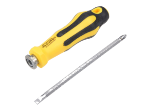 2 in 1 Adjustable-Length Screwdriver #2(PH2) Phillips 6.3mm Slotted Driver 2 in 1 Adjustable-Length Screwdriver #2(PH2) Phillips 6.3mm Slotted Driver