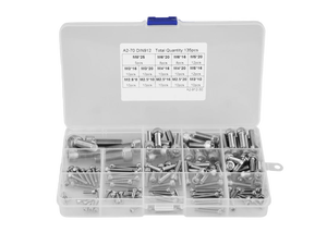 New 135pcs Silver M2.5 M3 M4 M5 M6 M8 304 Stainless Steel Hex Socket Head Cap Screws Set 14 Different Sizes In One Set New 135pcs Silver M2.5 M3 M4 M5 M6 M8 304 Stainless Steel Hex Socket Head Cap Screws Set 14 Different Sizes In One Set