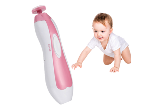 Electric Baby Nail File Clippers Trimmer Toddler Toes Trim Nails Polish Care Set