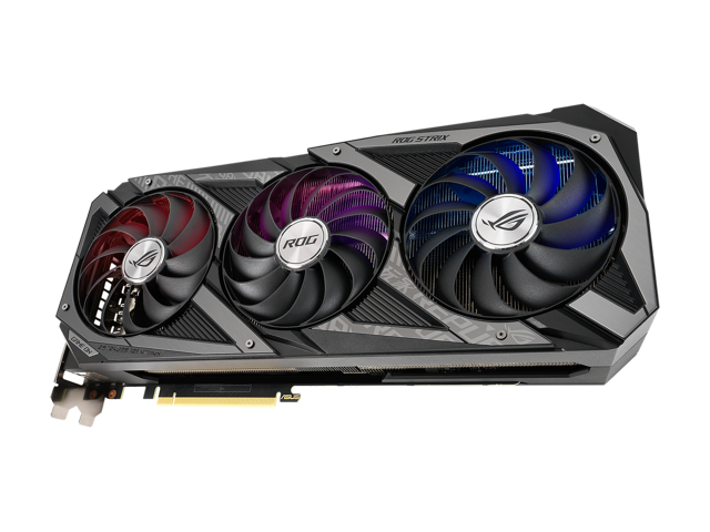 ASUS ROG Strix GeForce RTX 3070 V2 OC Edition 8GB GDDR6 PCI Express 4.0 Video Card ROG-STRIX-RTX3070-O8G-V2-GAMING (LHR)