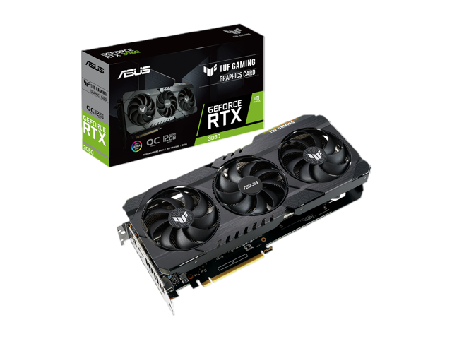 ASUS TUF Gaming GeForce RTX 3060 12GB GDDR6 PCI Express 4.0 Video Card TUF-RTX3060-O12G-V2-GAMING