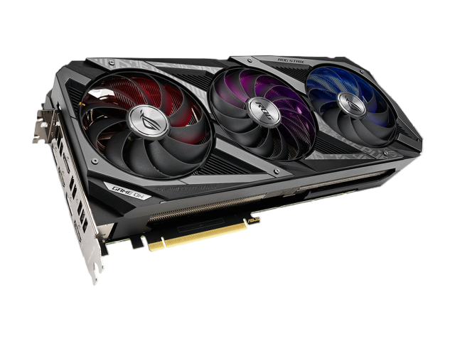 ASUS ROG Strix NVIDIA GeForce RTX 3060 Ti V2 OC Edition Gaming Graphics Card (PCIe 4.0, 8GB GDDR6, LHR, HDMI 2.1, DisplayPort 1.4a, Axial-tech Fan Design, 2.9-slot, Super Alloy Power II, GPU Tweak II)