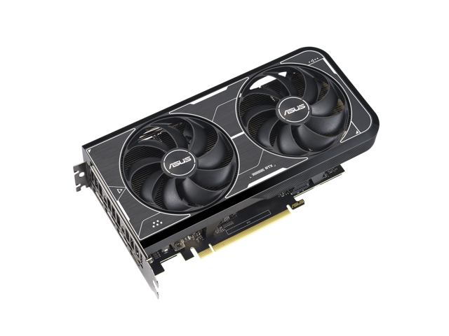 ASUS Dual NVIDIA GeForce RTX 3060 Ti OC Edition Graphics Card (PCIe 4.0, 8GB GDDR6X memory, HDMI 2.1, DisplayPort 1.4a, 2-slot design, Axial-tech fan design, 0dB technology) DUAL-RTX3060TI-O8GD6X