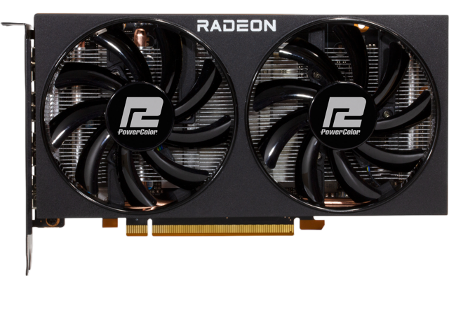 PowerColor Fighter Radeon RX 6600 8GB GDDR6 PCI Express 4.0 ATX Video Card AXRX 6600 8GBD6-3DH