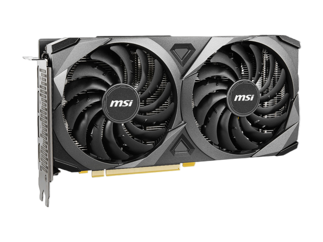 MSI Ventus GeForce RTX 3060 12GB GDDR6 PCI Express 4.0 Video Card RTX 3060 Ventus 2X 12G OC