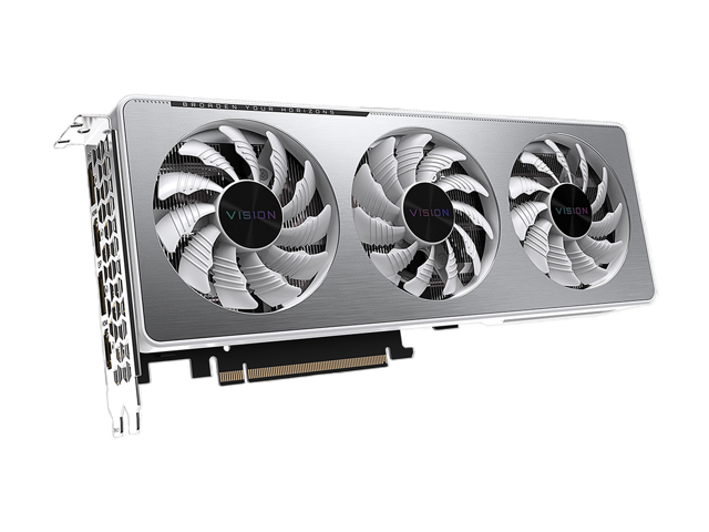 GIGABYTE Vision OC GeForce RTX 3060 12GB GDDR6 PCI Express 4.0 ATX Video Card GV-N3060VISION OC-12GD (rev. 2.0) (LHR)