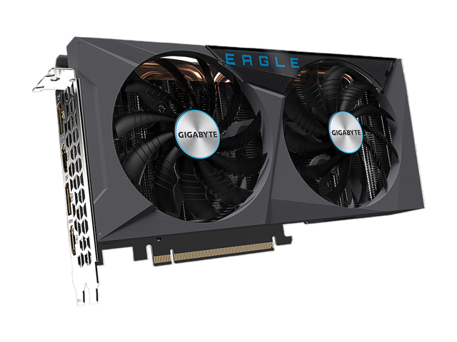 GIGABYTE Eagle OC GeForce RTX 3060 12GB GDDR6 PCI Express 4.0 ATX Video Card GV-N3060EAGLE OC-12GD (rev. 2.0) (LHR)