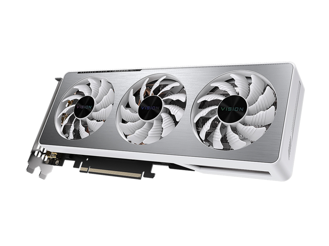 GIGABYTE Vision OC GeForce RTX 3060 Ti 8GB GDDR6 PCI Express 4.0 ATX Video Card GV-N306TVISION OC-8GD (rev. 2.0) (LHR)