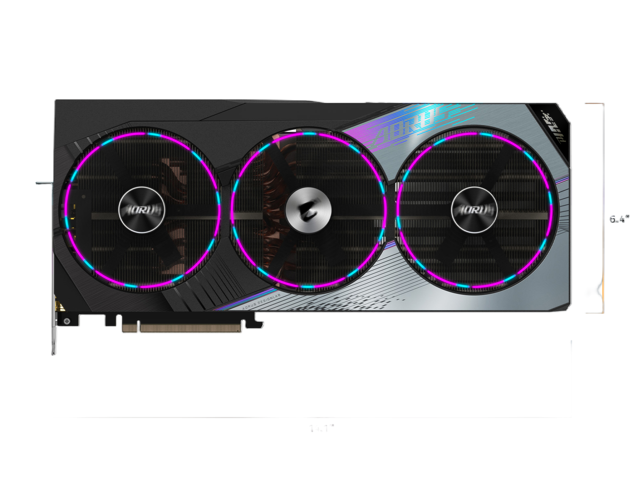 GIGABYTE AORUS GeForce RTX 4090 24GB GDDR6X PCI Express 4.0 x16 ATX Video Card GV-N4090AORUS M-24GD