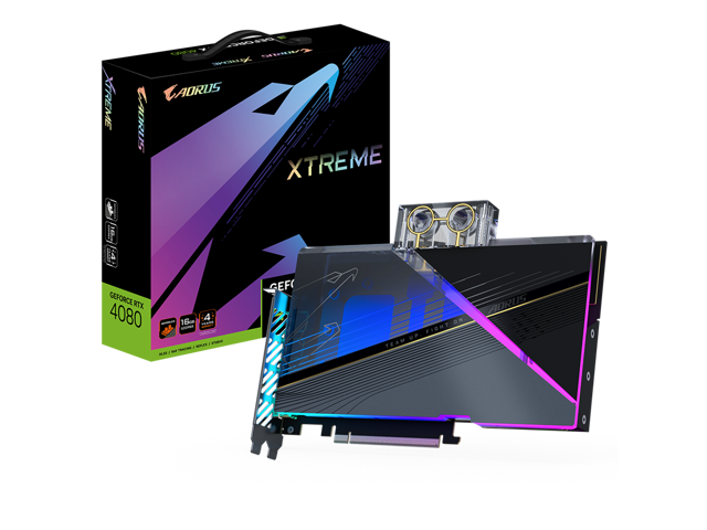 GIGABYTE AORUS GeForce RTX 4080 Video Card GV-N4080AORUSX WB-16GD