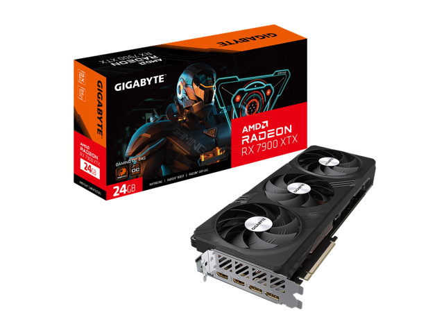 GIGABYTE Gaming Radeon RX 7900 XTX 24GB GDDR6 PCI Express 4.0 x16 ATX Video Card GV-R79XTXGAMING OC-24GD