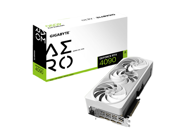 GIGABYTE AERO GeForce RTX 4090 24GB GDDR6X PCI Express 4.0 x16 ATX Video Card GV-N4090AERO OC-24GD