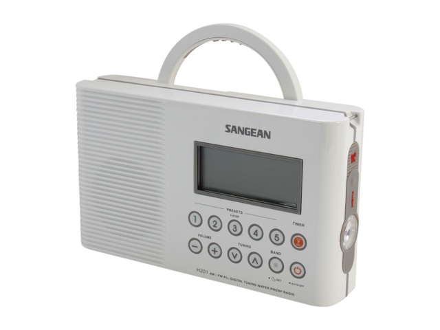 Sangean Portable AM/FM Radios, Black, PR-D6BK