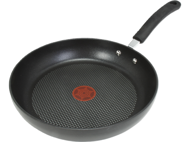 T-fal E9180774 Ultimate Hard Anodized Durable Expert Interior Thermo-Spot  Heat Indicator Anti-Warp Base 12-Inch Saute / Fry Pan Cookware 