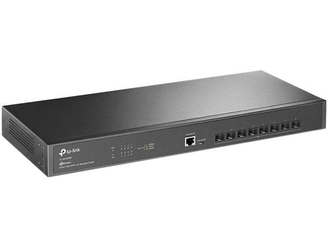 TP-Link TL-SX3008F | 8 Port 10G SFP+ Enterprise Level Switch | L2+ Smart Managed | Omada SDN Integrated | IPv6 | Static Routing | L2/L3/L4 QoS, IGMP & LAG