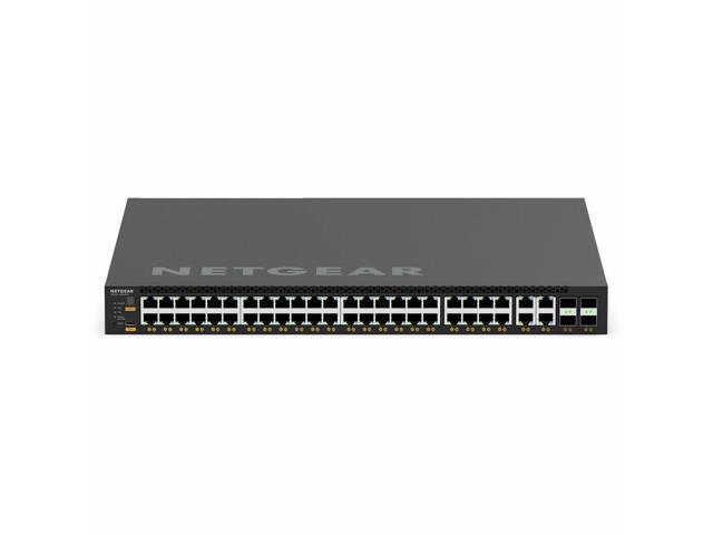 Netgear AV Line MSM4352-TAANES 44x2.5G, 4x10G/Multi-Gig PoE++ (194W base, up to 3,314W) and 4xSFP28 25G Managed Switch, M4350-44M4X4V