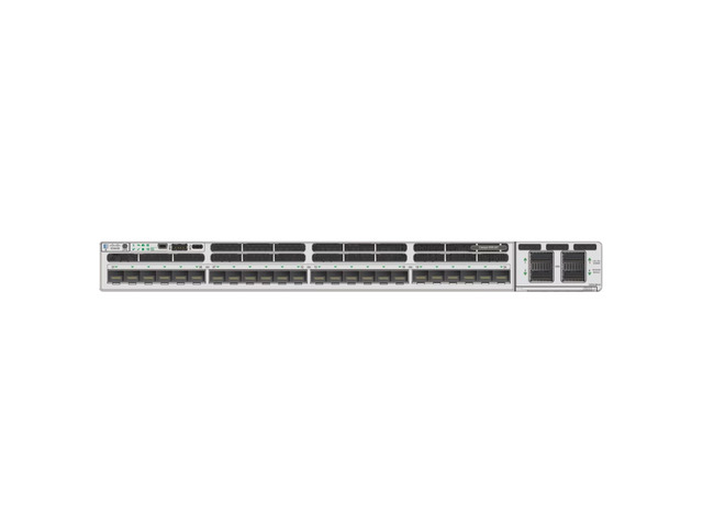 Cisco Catalyst 9300 Managed Switch, 24-port 25G/10G/1G SFP28 with modular uplinks, Network Essentials | C9300X-24Y-E