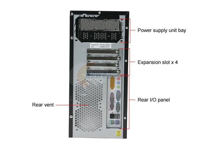 COOLER MASTER Centurion 541 RC-541-SKN1 Black Aluminumm bezel, SECC chassis MicroBTX Slim Case Computer Case