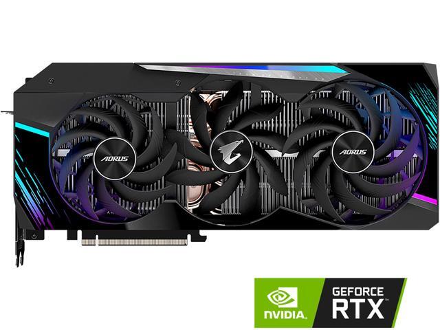 GIGABYTE AORUS GeForce RTX 3090 MASTER 24G (rev. 2.0) Graphics Card, Max Covered Cooling, 24GB 384-bit GDDR6X, GV-N3090AORUS M-24GD REV2.0 Video Card