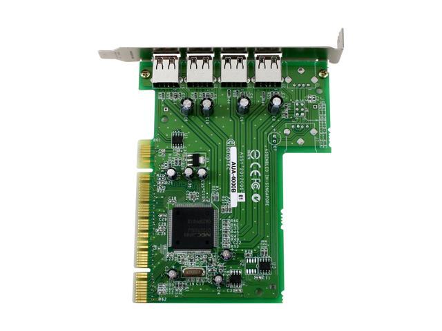 Adaptec 4-Port USB 2.0 PCI card Model USB2connect 4000 - Retail