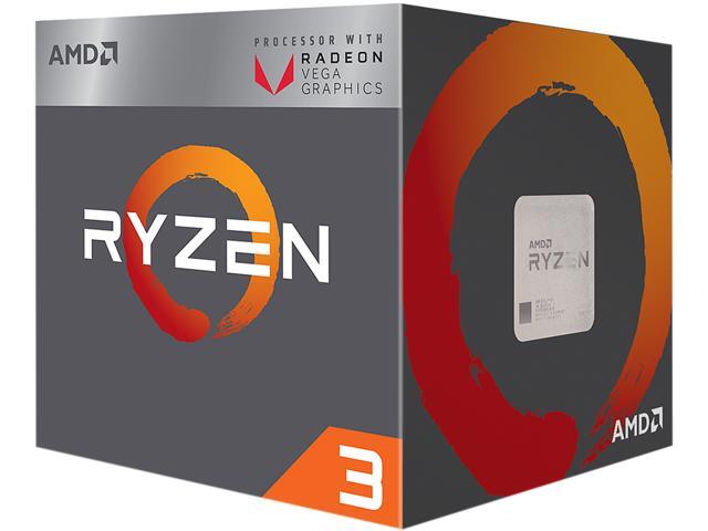 AMD RYZEN 3 2200G Quad-Core 3.5 GHz (3.7 GHz Max Boost) Socket AM4 65W YD2200C5FBBOX Desktop Processor - Retail