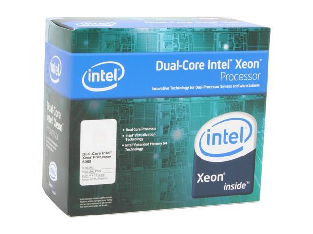Intel Xeon 5060 - Xeon Dempsey Dual-Core 3.2 GHz LGA 771 130W Active or 1U Processor - BX805555060A