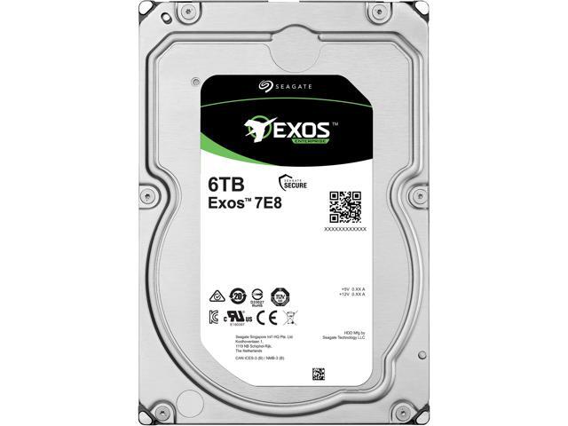 Seagate ST6000NM0115 6TB 7200 RPM SATA 6GB/s 512e Exos 7E8 256MB Cache 3.5-inch Hard Drive