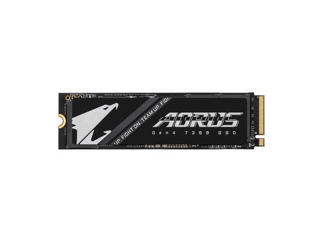 GIGABYTE AORUS Gen4 7300 SSD 1TB (w/o heat spreader) PCIe 4.0 NVMe M.2 Internal Solid State Drive with Read Speed Up to 7300MB/s, Write Speed Up to 6000MB/s, AG4731TB N