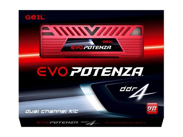 GeIL EVO POTENZA 16GB (2 x 8GB) 288-Pin DDR4 SDRAM DDR4 3000 (PC4 24000) Desktop Memory Model GPR416GB3000C15ADC