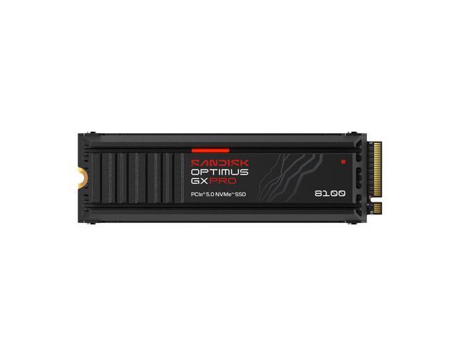 SANDISK 1TB Optimus™ GX PRO 8100 PCIe® 5.0 x4 M.2 2280 NVMe™ SSD with Heatsink - SDSP82100TAH-000E0