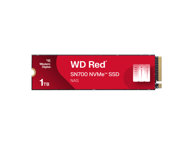 Western Digital 1TB WD Red SN700 NVMe Internal Solid State Drive SSD for NAS Devices - Gen3 PCIe, M.2 2280, Up to 3,430 MB/s - WDS100T1R0C