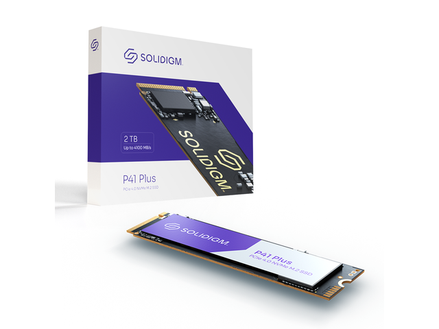 Solidigm P41 Plus 2TB M.2 2280 PCIe 4.0 NVMe Gen4 Internal Solid State Drive (SSD) SSDPFKNU020TZX1